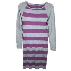 Tart Womens XS Cashmere Blend Dress Gray Knit Long Sleeve Cozy Stretch Warm